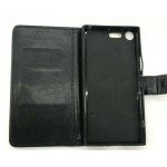 Book Flip Case with Strap For Sony Xperia XZ Premium G8142 Slim Fit Look